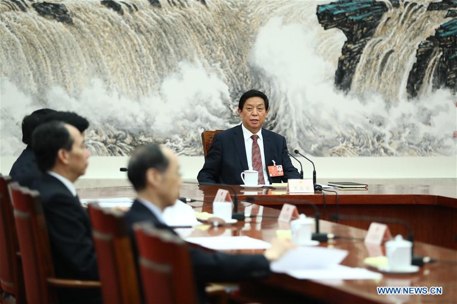 (TWO SESSIONS)CHINA-BEIJING-NPC-PRESIDIUM-EXECUTIVE CHAIRPERSONS-MEETING (CN)