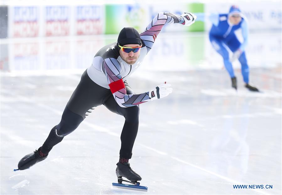 In pics winners of men's 1500m event at ISU World Allround Speed