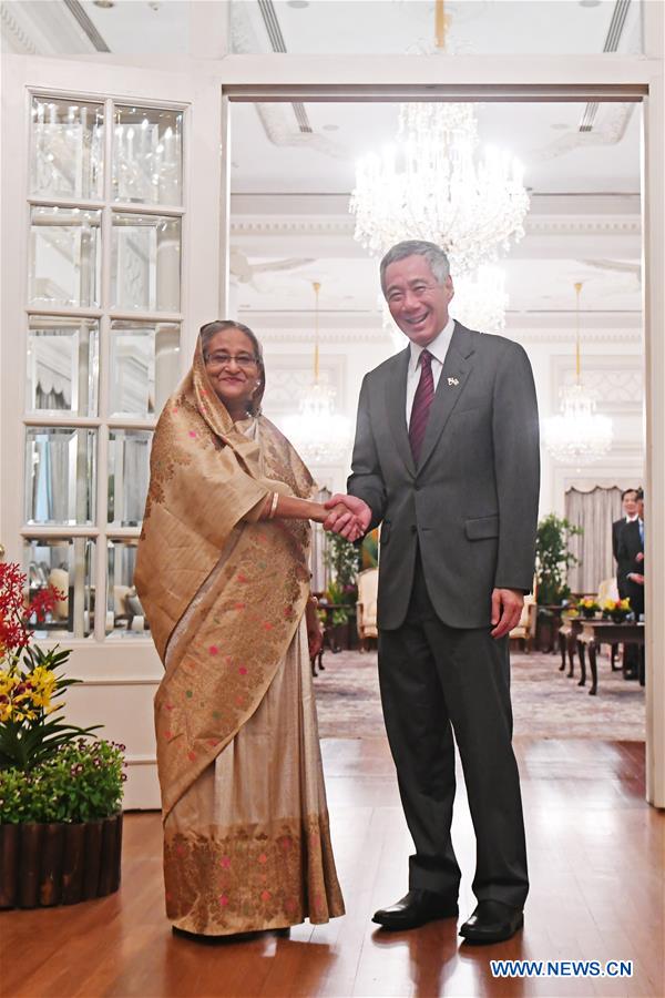 SINGAPORE-BANGLADESH-PM-VISIT