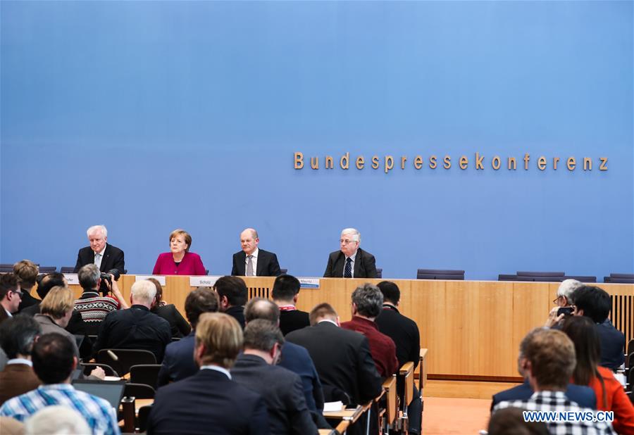 GERMANY-BERLIN-GRAND COALITION-AGREEMENT