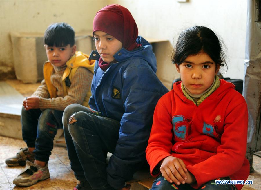 SYRIA-DAMASCUS-CIVILIANS-EVACUATES-EASTERN-GHOUTA