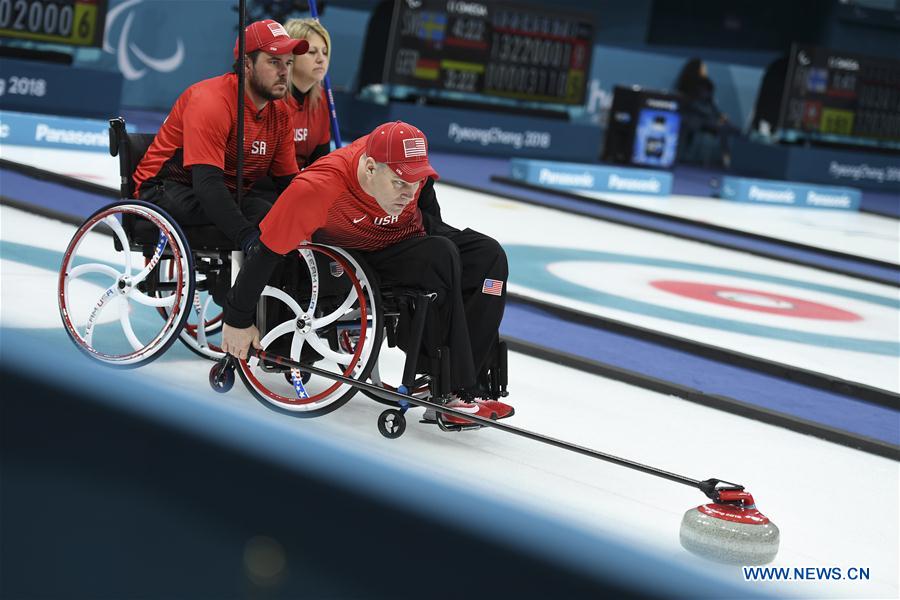 (SP)OLY-PARALYMPIC-SOUTH KOREA-PYEONGCHANG-WHEELCHAIR CURLING