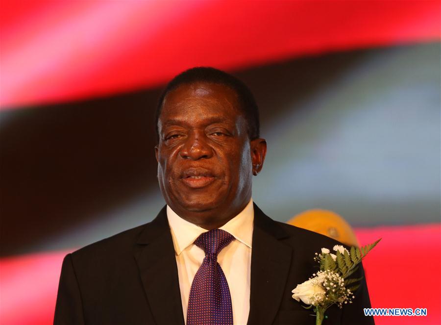 ZIMBABWE-HARARE-PRESIDENT-ICT POLICY-LAUNCH