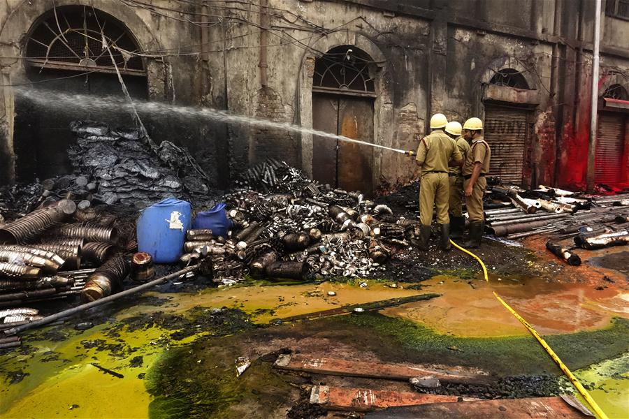 INDIA-KOLKATA-FIRE