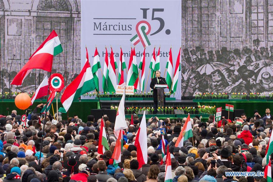 HUNGARY-BUDAPEST-1848 REVOLUTION-COMMEMORATION