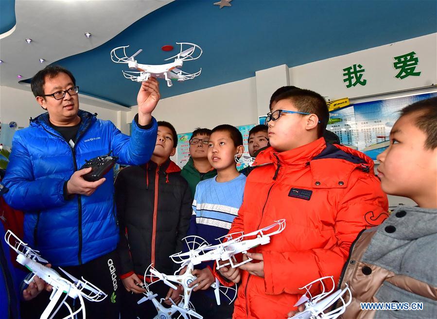 CHINA-HEBEI-EDUCATION-DRONE (CN)
