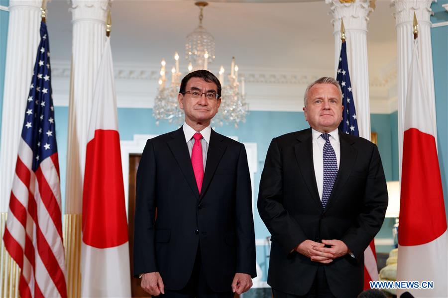 US-Washington-Deputy State Secretary-Japanese Foreign Minister-Meet
