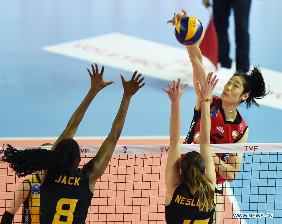 (SP)TURKEY-ISTANBUL-VOLLEYBALL-TURKISH WOMEN LEAGUE-SEMI FINAL-GALATASARAY VS VAKIFBANK
