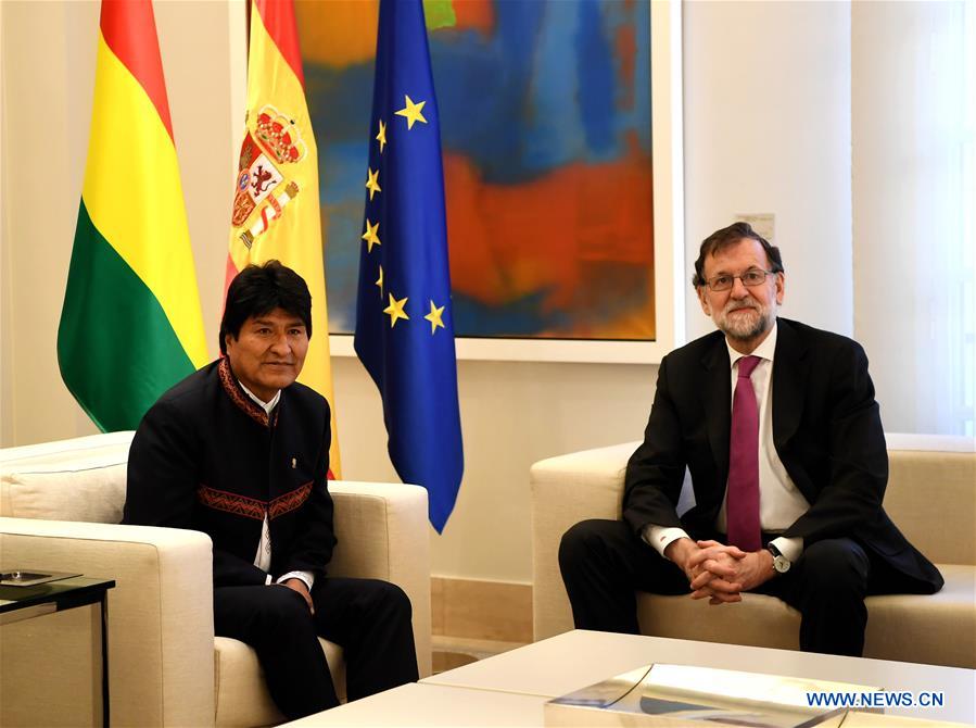 SPAIN-MADRID-BOLIVIAN PRESIDENT-MEETING 