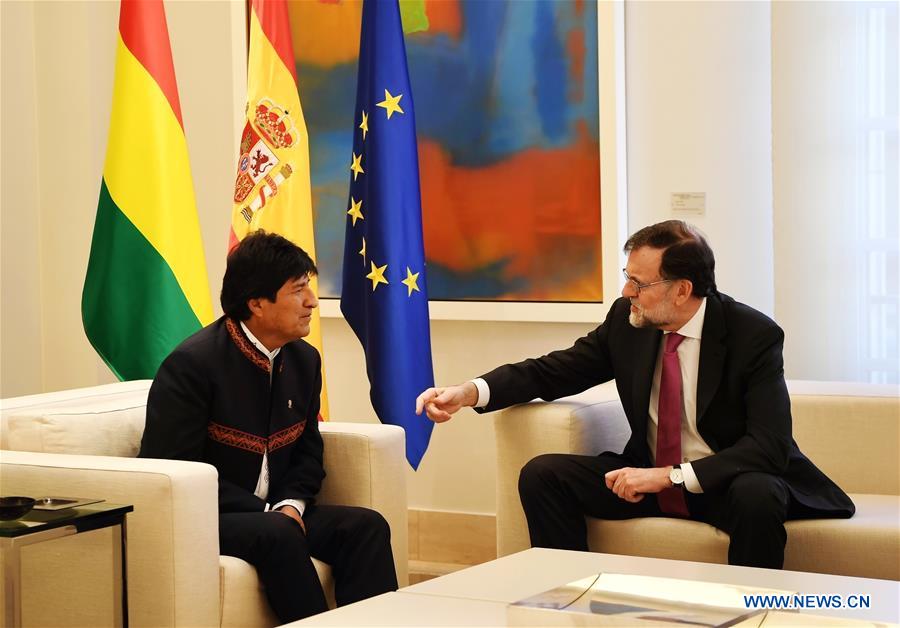 SPAIN-MADRID-BOLIVIAN PRESIDENT-MEETING 