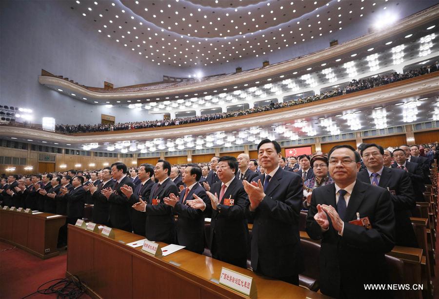 (TWO SESSIONS)CHINA-BEIJING-NPC-OATH-TAKING CEREMONY (CN)