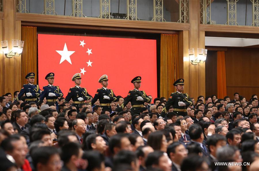 (TWO SESSIONS)CHINA-BEIJING-NPC-OATH-TAKING CEREMONY (CN)