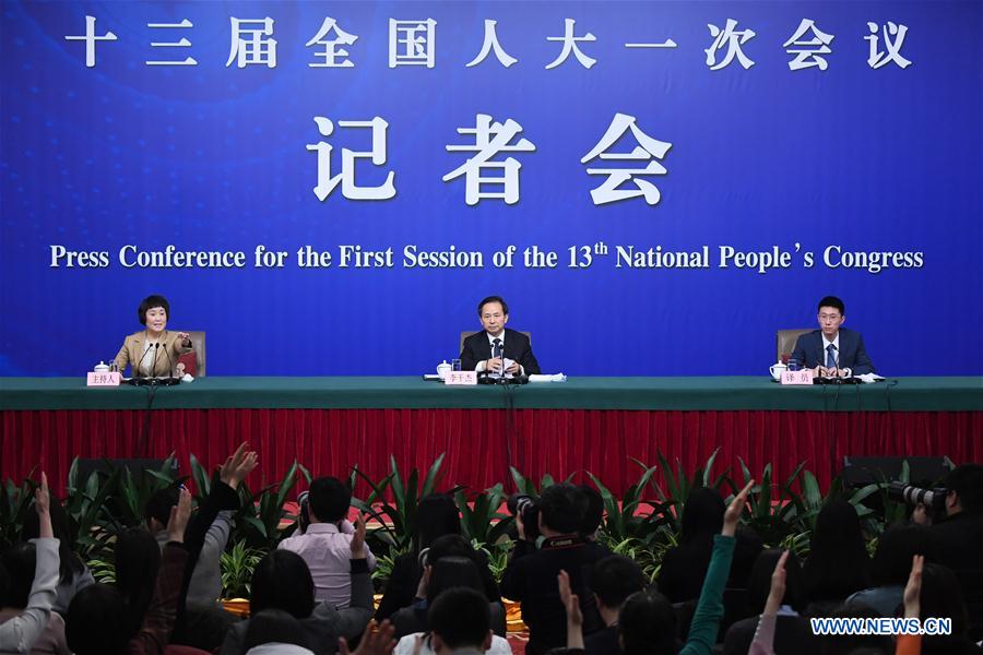 (TWO SESSIONS)CHINA-BEIJING-NPC-PRESS CONFERENCE-ENVIRONMENT(CN)