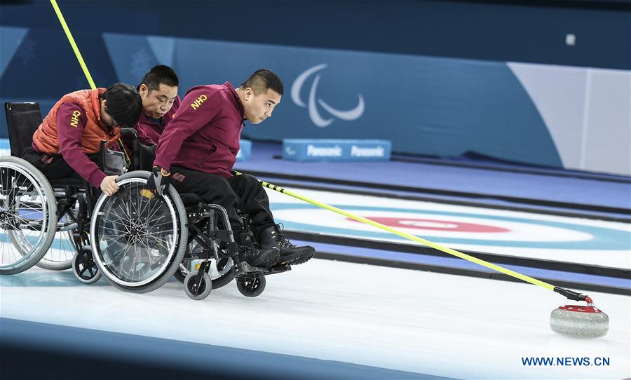 (SP)OLY-PARALYMPIC-SOUTH KOREA-GANGNEUNG-WHEELCHAIR CURLING-CHINA-GOLD MEDAL