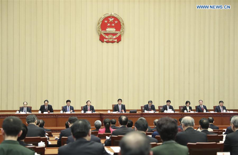 (TWO SESSIONS)CHINA-BEIJING-NPC-PRESIDIUM-MEETING (CN)