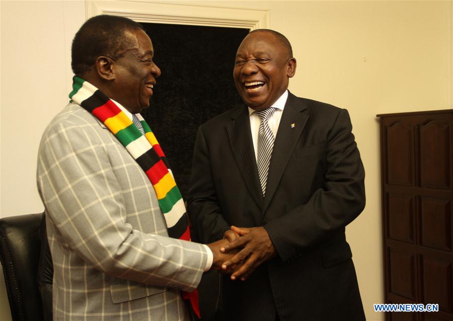 ZIMBABWE-HARARE-SOUTH AFRICA-PRESIDENT-MEETING