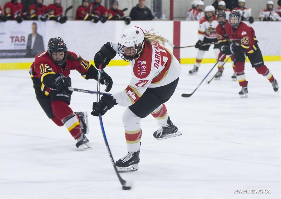 (SP)CANADA-TORONTO-CWHL-PLAYOFFS-CHINESE KUNLUN RED STAR