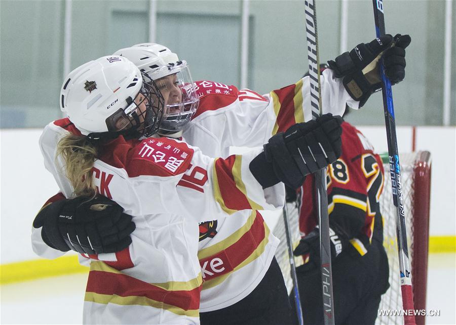(SP)CANADA-TORONTO-CWHL-PLAYOFFS-CHINESE KUNLUN RED STAR