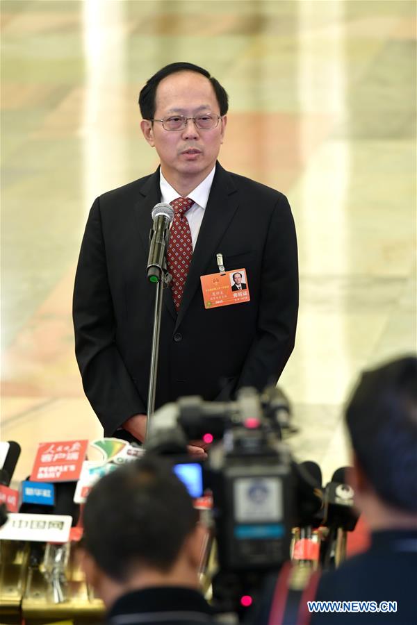 (TWO SESSIONS)CHINA-BEIJING-NPC-MINISTERS-INTERVIEW (CN)