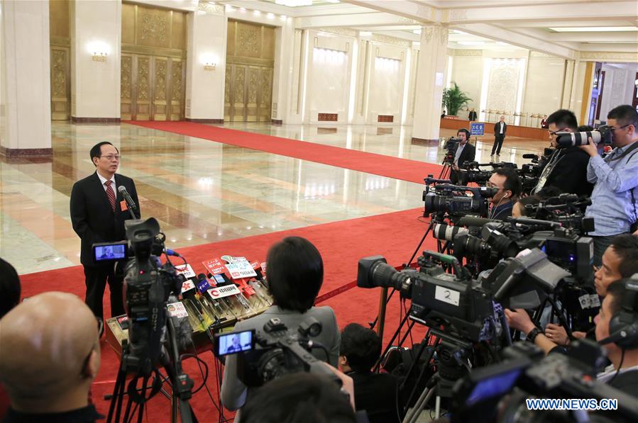 (TWO SESSIONS)CHINA-BEIJING-NPC-MINISTERS-INTERVIEW (CN)