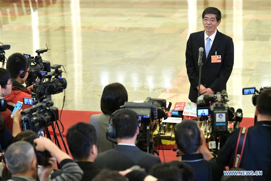 (TWO SESSIONS)CHINA-BEIJING-NPC-MINISTERS-INTERVIEW (CN)