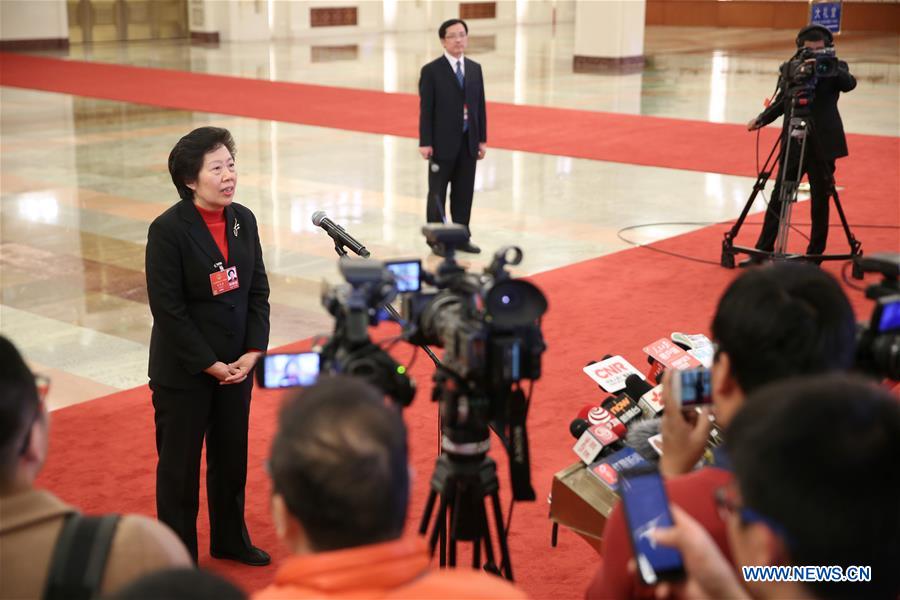 (TWO SESSIONS)CHINA-BEIJING-NPC-MINISTERS-INTERVIEW (CN)