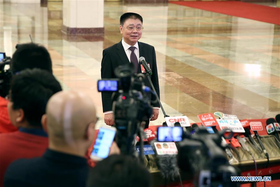 (TWO SESSIONS)CHINA-BEIJING-NPC-MINISTERS-INTERVIEW (CN)