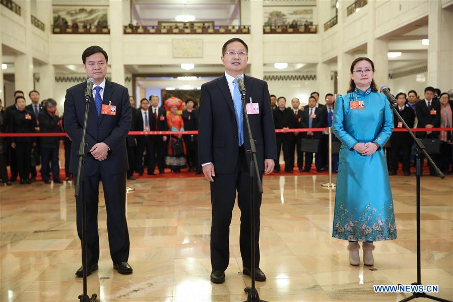 (TWO SESSIONS)CHINA-BEIJING-NPC-DEPUTIES-INTERVIEW (CN)