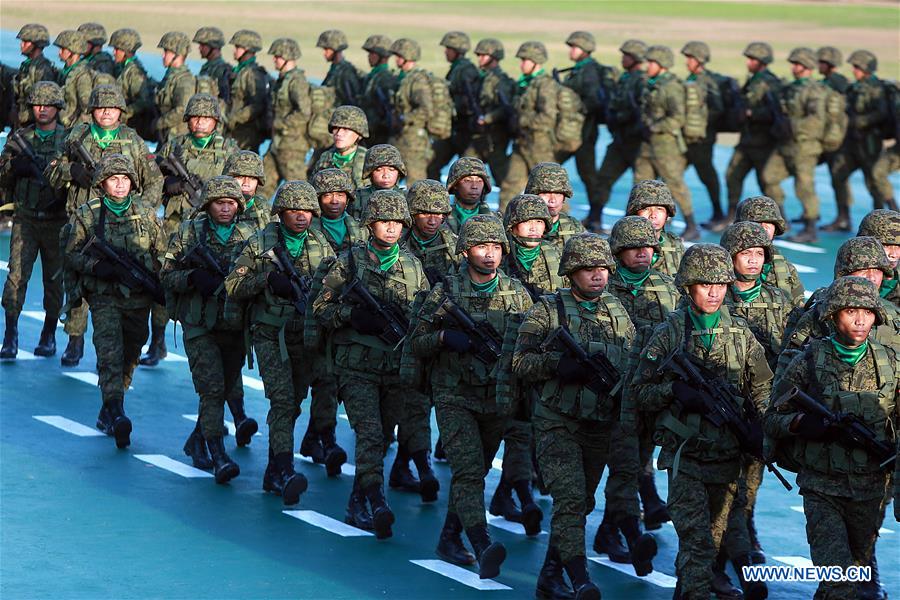 PHILIPPINES-TAGUIG CITY-PHILIPPINE ARMY-ANNIVERSARY