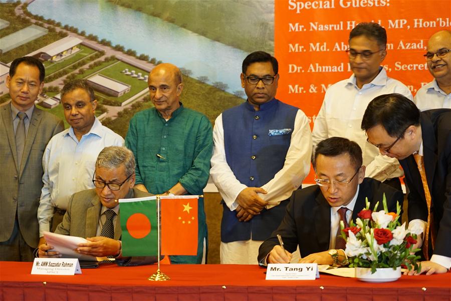 BANGLADESH-DHAKA-CHINA-POWER PLANT-CONTRACT-SIGNING