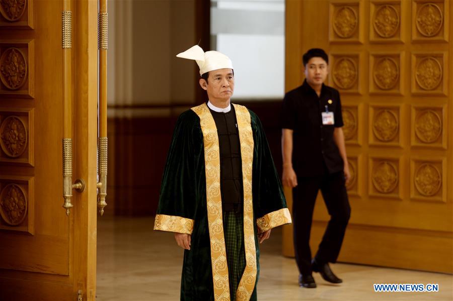 MYANMAR-NAY PYI TAW-PARLIAMENT SPEAKER-RESIGNATION