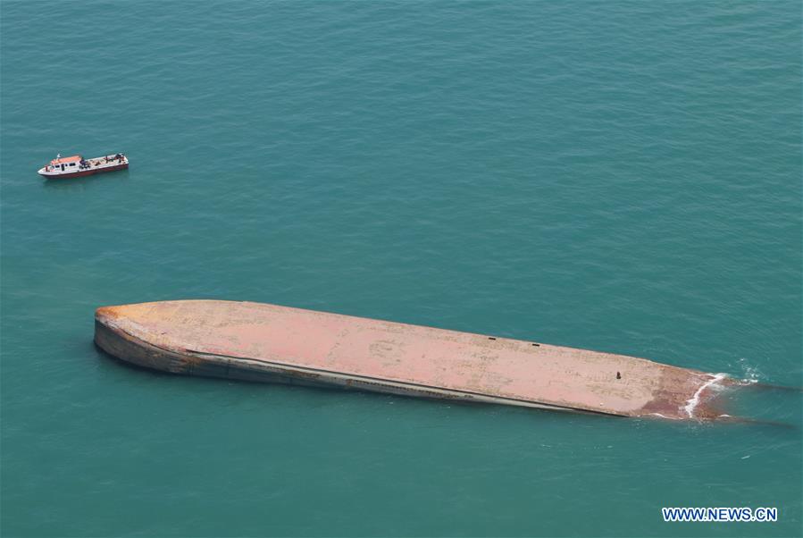 MALAYSIA-MALACCA STRAIT-VESSEL-CAPSIZED-RESCUE&nbsp;