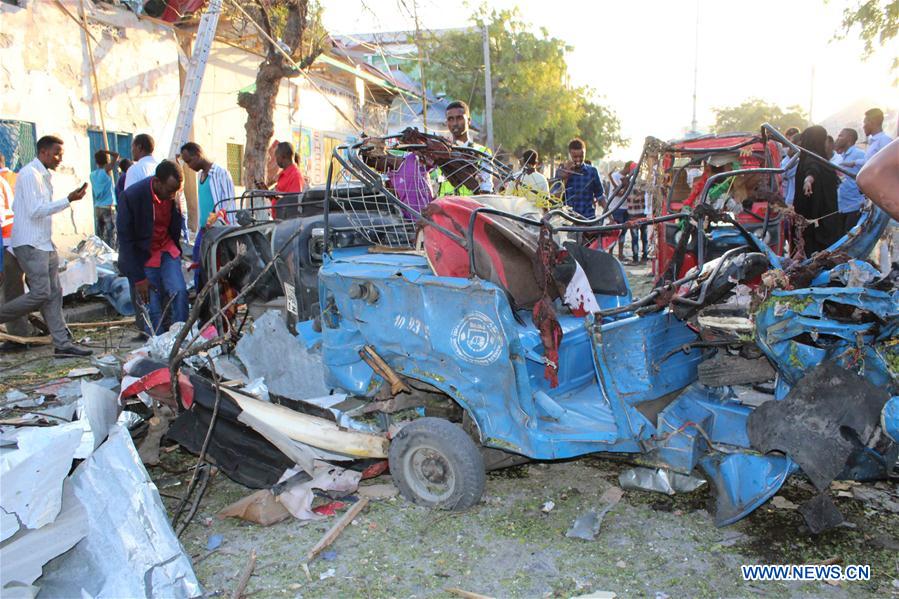 SOMALIA-MOGADISHU-CAR BOMB EXPLOSION