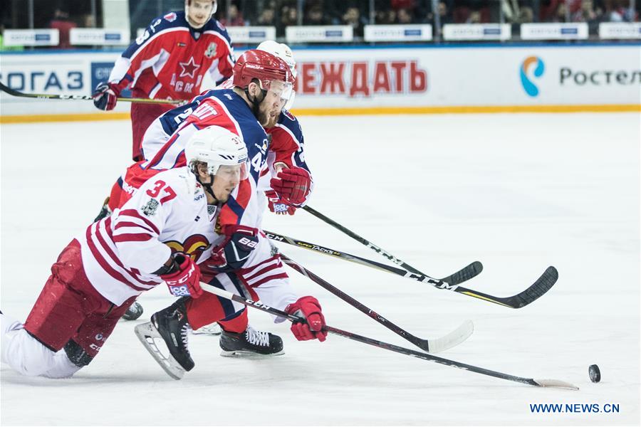 (SP)RUSSIA-MOSCOW-ICE HOCKEY-KHL-CSK VS JOK