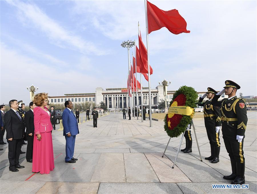 CHINA-BEIJING-CAMEROON-MONUMENT-TRIBUTE (CN)