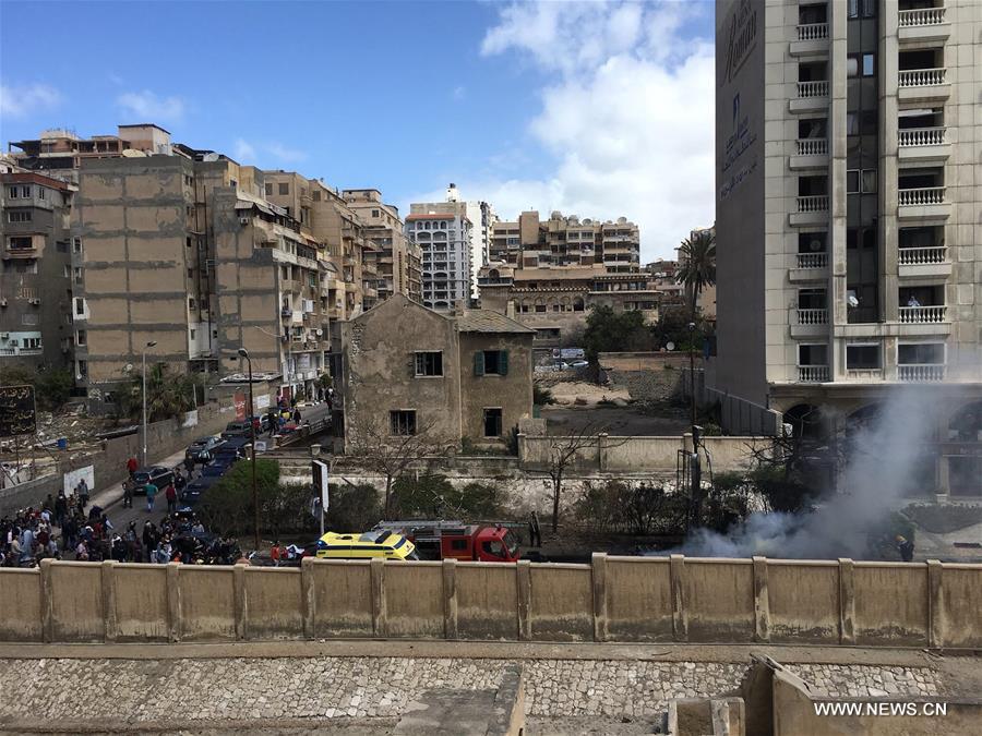 EGYPT-ALEXANDRIA-EXPLOSION