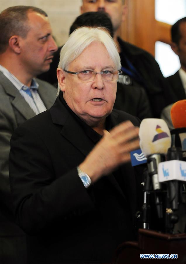 YEMEN-SANAA-UN-ENVOY-ARRIVAL