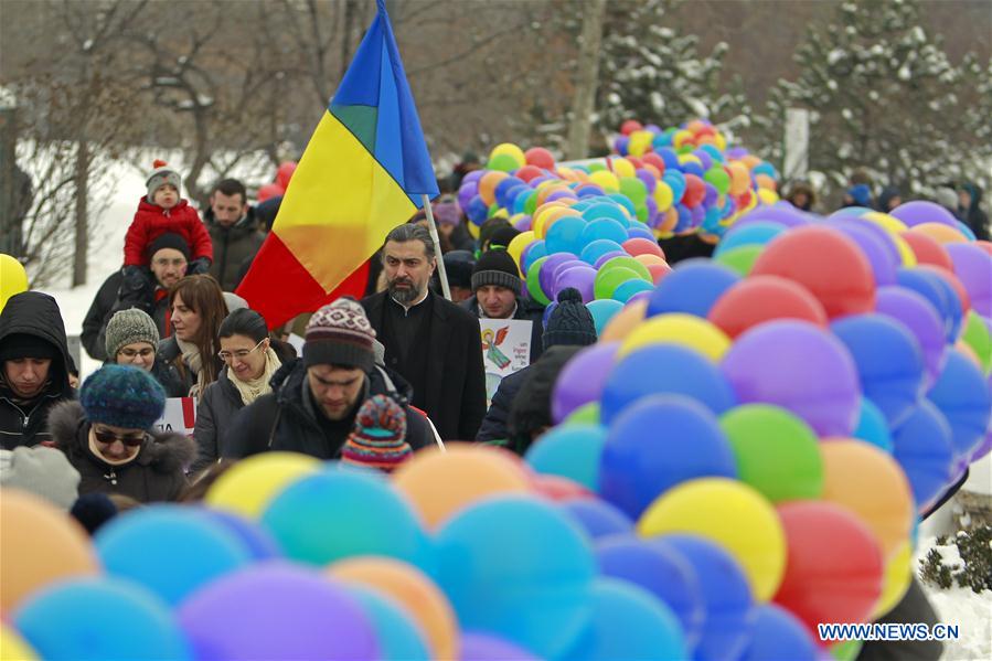 ROMANIA-BUCHAREST-RALLY-MARCH FOR LIFE