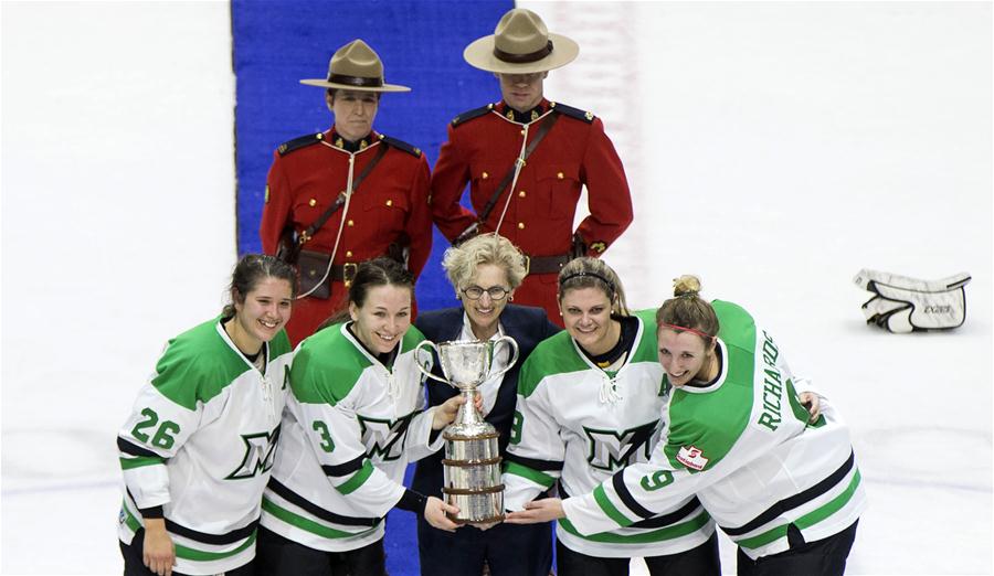 (SP)CANADA-TORONTO-ICE HOCKEY-CWHL-PLAYOFFS-FINAL
