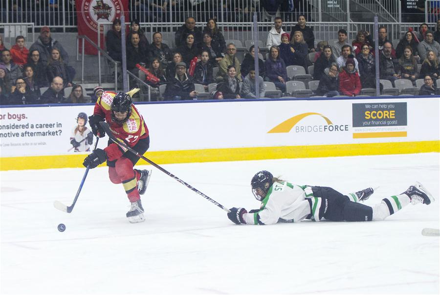 (SP)CANADA-TORONTO-ICE HOCKEY-CWHL-PLAYOFFS-FINAL