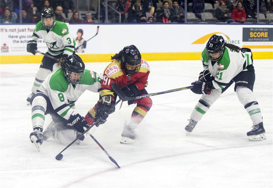 (SP)CANADA-TORONTO-ICE HOCKEY-CWHL-PLAYOFFS-FINAL