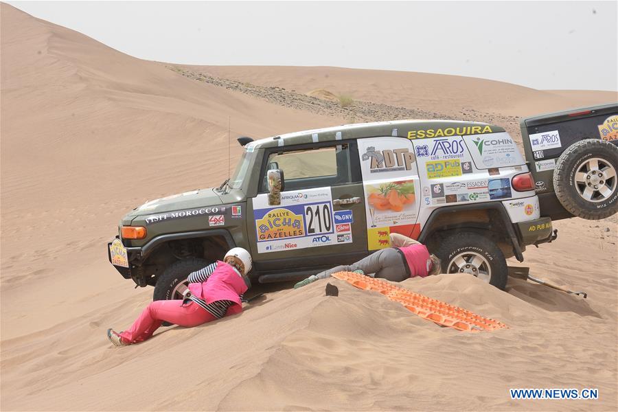(SP)MOROCCO-ERRACHIDIA-RALLY-AICHA GAZELLES