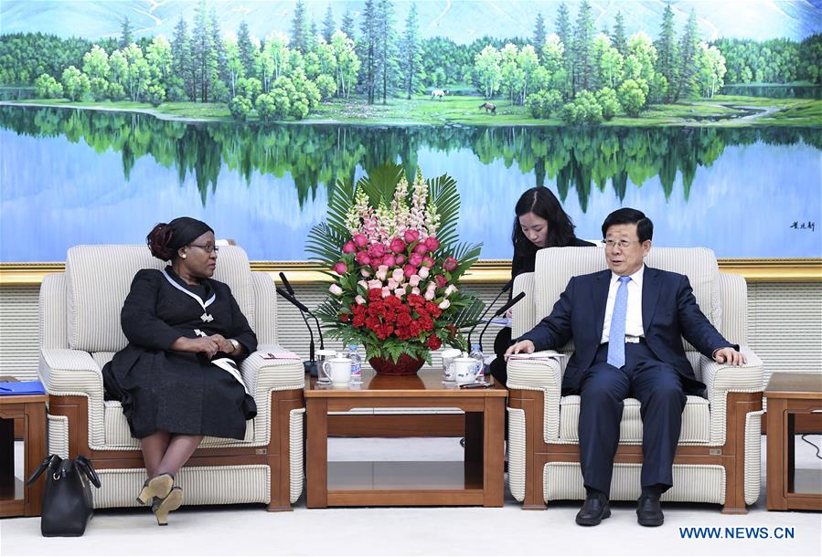 CHINA-BEIJING-ZHAO KEZHI-LESOTHO-MOKHELE-MEETING (CN)