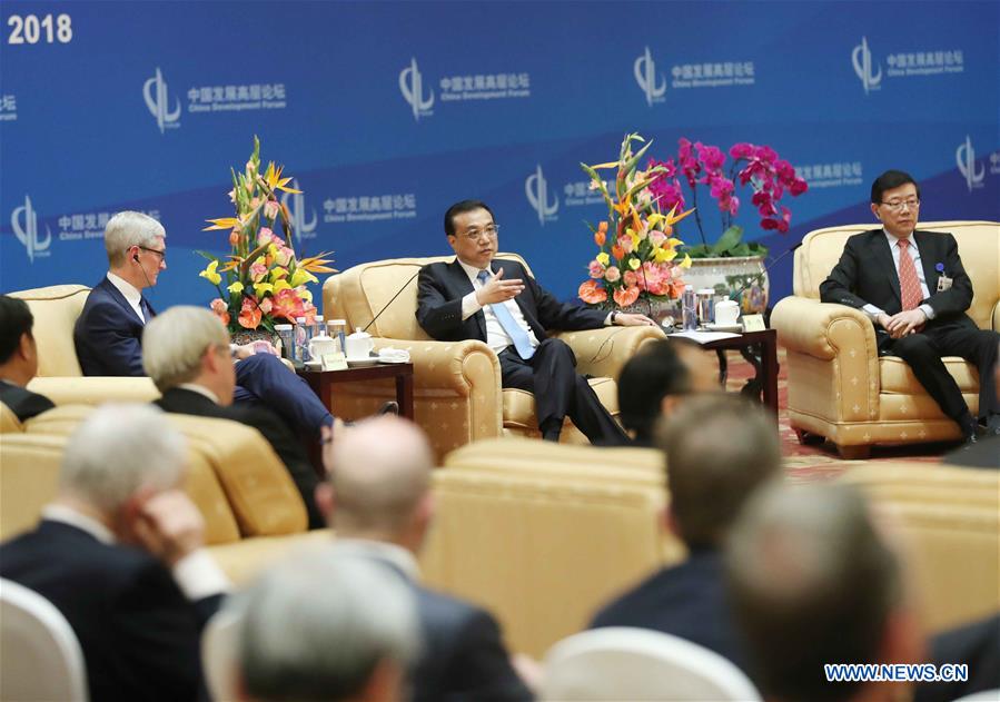 CHINA-BEIJING-LI KEQIANG-CDF 2018-DELEGATES-MEETING (CN)