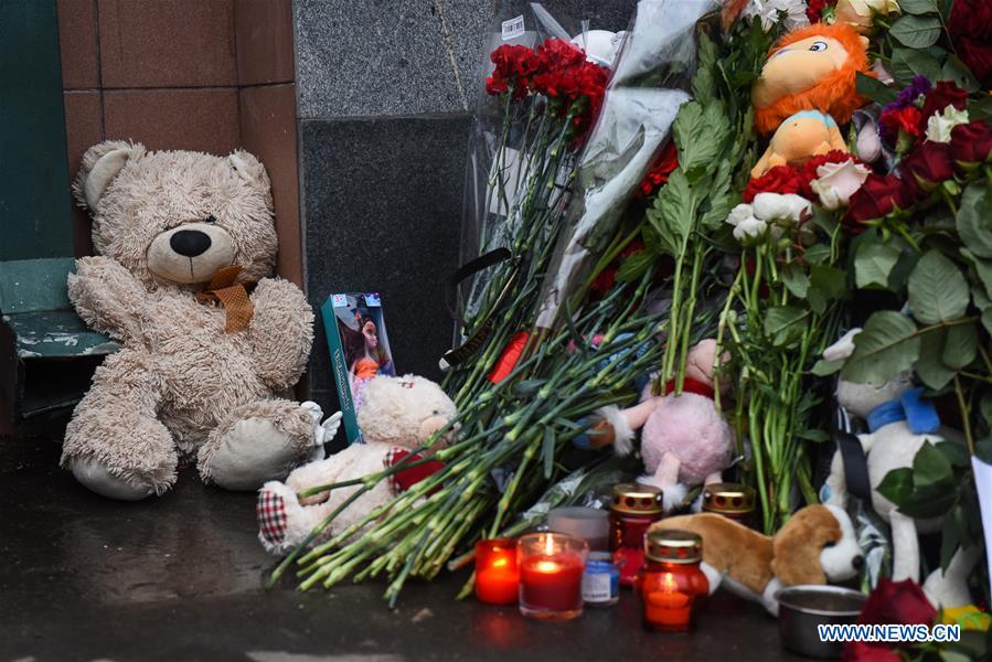 RUSSIA-MOSCOW-KEMEROVO FIRE-MOURNING