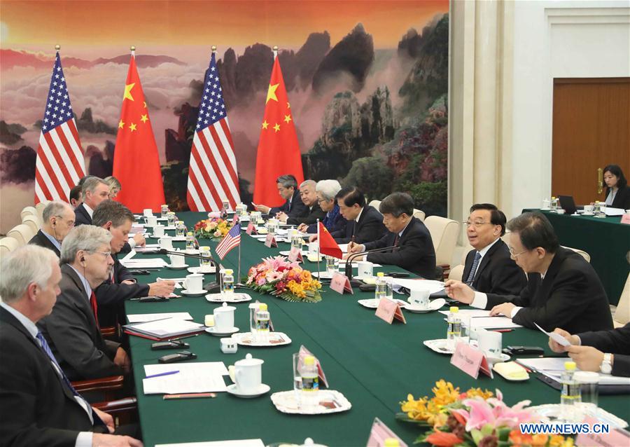 CHINA-BEIJING-NPC-U.S. CONGRESS DELEGATION-TALKS (CN)