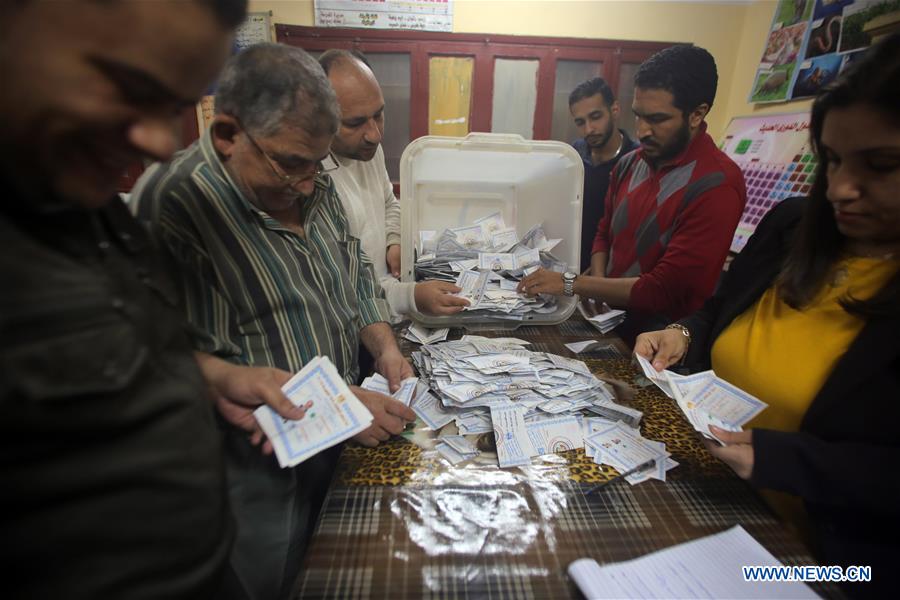 EGYPT-CAIRO-PRESIDENTIAL ELECTION-VOTE-COUNTING