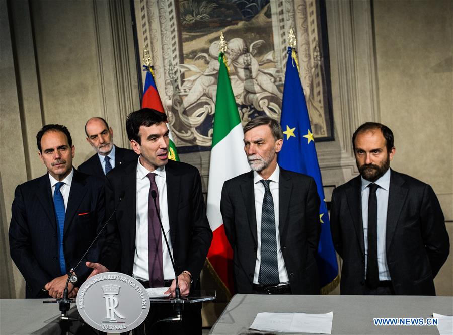 ITALY-ROME-GOVERNMENT-PRESIDENT-CONSULTATION