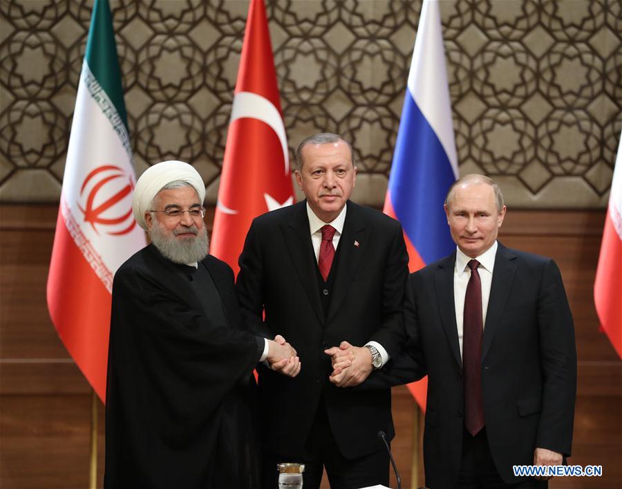 TURKEY-ANKARA-IRAN-RUSSIA-TRILATERAL SUMMIT-SYRIA
