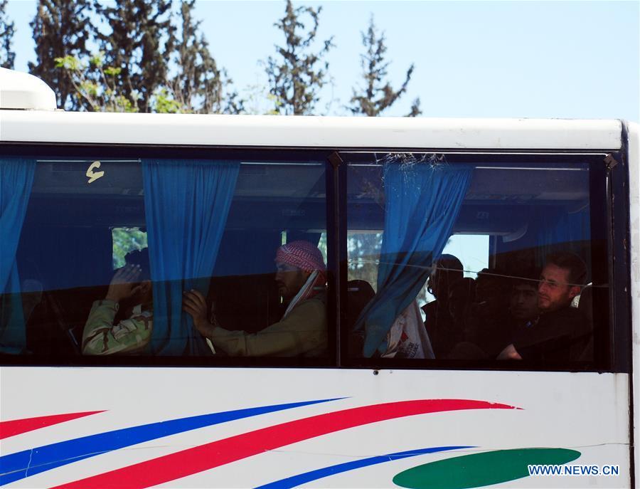 SYRIA-DAMASCUS-ISLAM ARMY REBELS-EVACUATION